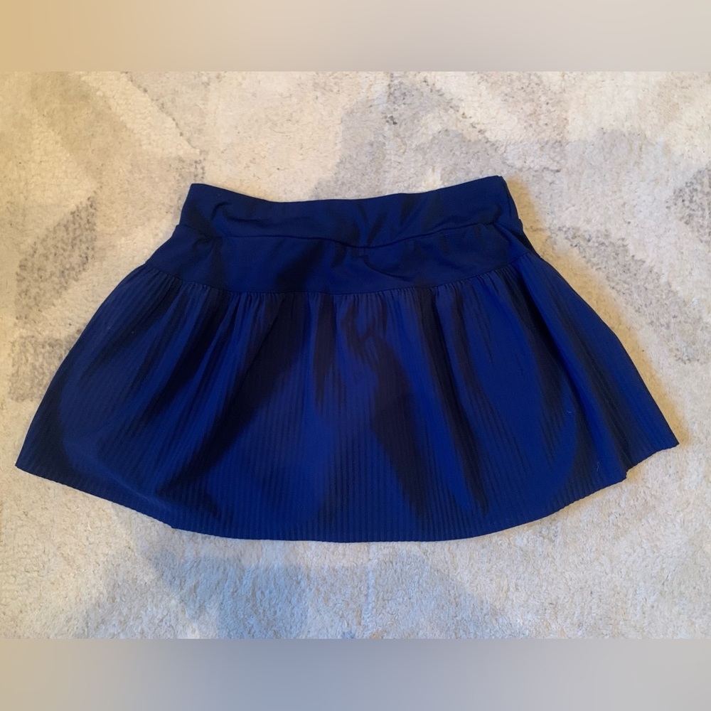 Nike Dri-Fit Women's Tennis Skirt Lined Skort Sz Small Blue Activewear